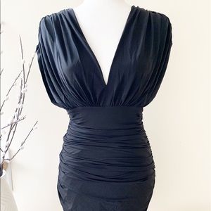 BCBGMaxAzria Ruched Mini Dress